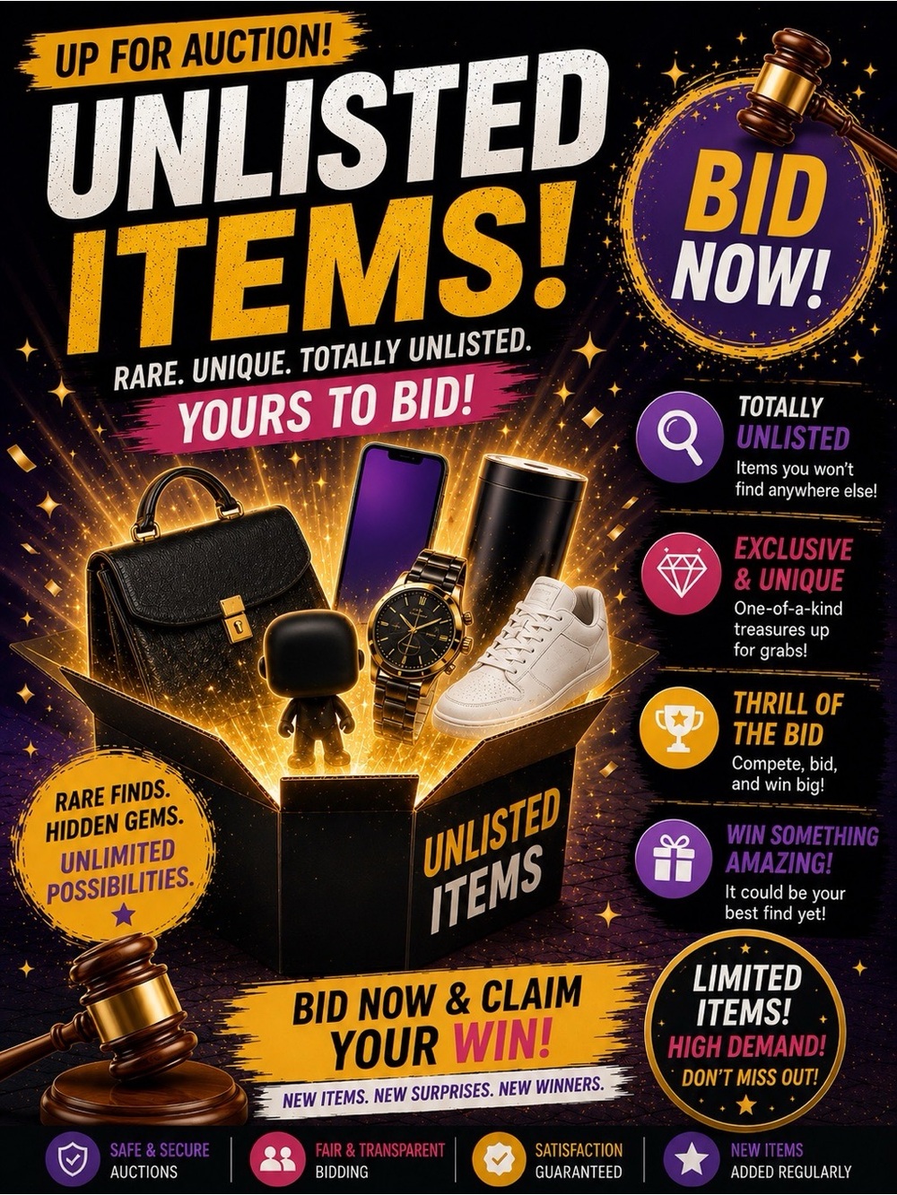 Unlisted Items - Everything & Anything